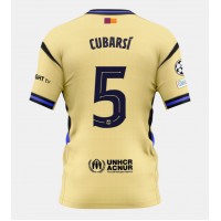 Stroje piłkarskie Barcelona Pau Cubarsi #5 Koszulka Wyjazdowej 2025-26 Krótki Rękaw